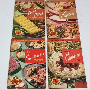Lot of 4 Vintage SHOP-RITE Super Markets Cookbooks
